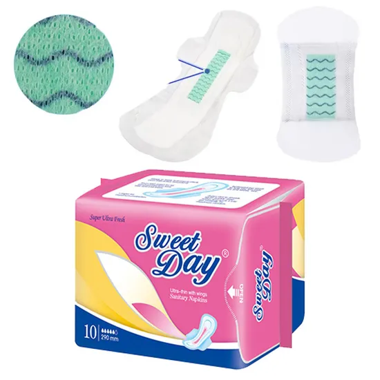 Daily Use Product Best Seller Sanitary for Women Airlaid Paper Postpartum Pads OEM