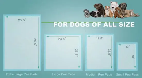 Manufacturer Nonwoven Super Absorbency and Soft Disposable Pet Training Underpad for Pet 