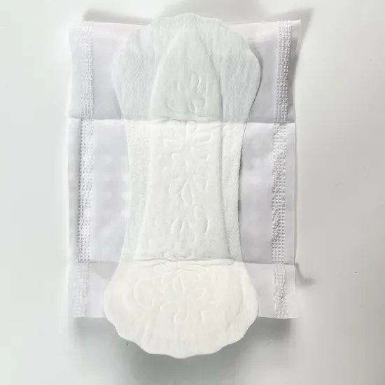 Unique Design Fan Shape Ultra Thin 155mm Disposable Sanitary Pad Day Use Light Flow Feminine Cotton Soft Lady Care Panty Liner 