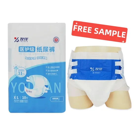 Free Sample Adult Diaper Wholesale Pull up Pant Quanzhou Tianjiao Lady OEM&ODM Wholesale Cheap Disposable Diapers Underpads 