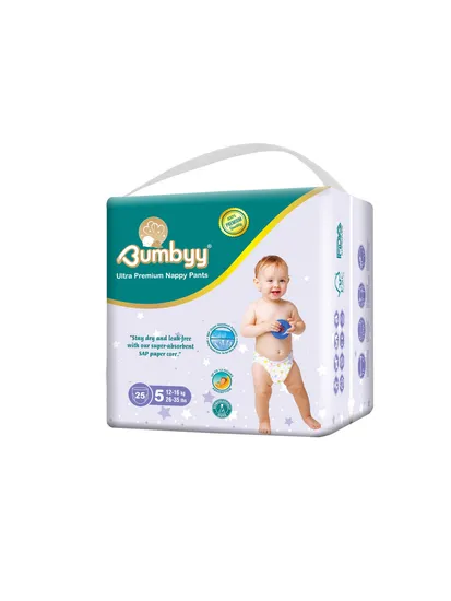 Popular Ultra Thin Infant Nappy Baby Care Baby Disposable Diaper Pants 
