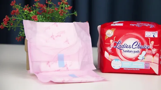 China High Quality Wholesale Feminine Hygiene Sanitary Napkin Menstrual Period Sanitary Pads 