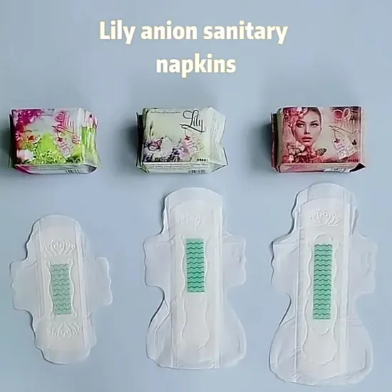 Feminine Hygiene OEM Sanitary Napkin Organic Lady Anion Cotton Biodegradable Sanitary Napkin/ Sanitary Pads 