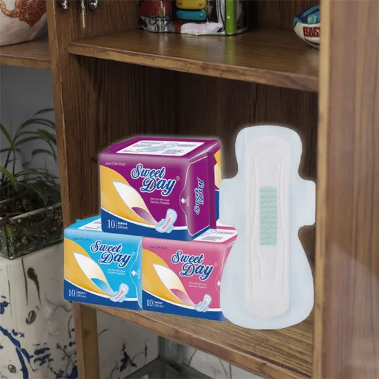 ODM Multicolor Tampon Sanitaire Avec Ailes Femme Feminine Hygiene Products Woman Pad 